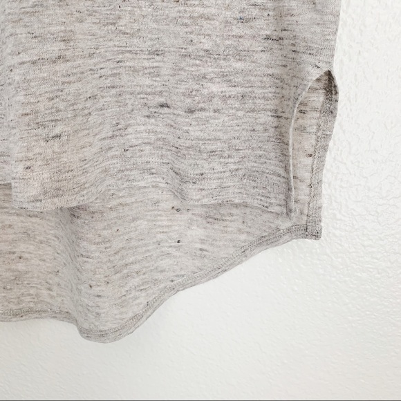 Madewell Cream Linen Tee Raglan Sleeves Size XS - Picture 5 of 7